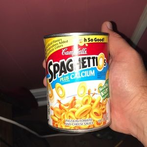 Can of spaghettios